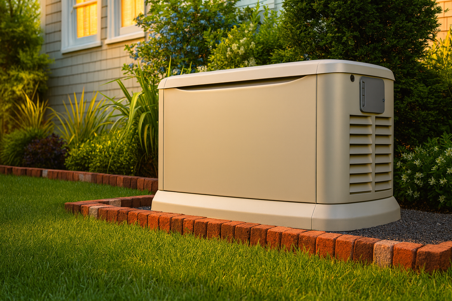 Backup generator installation